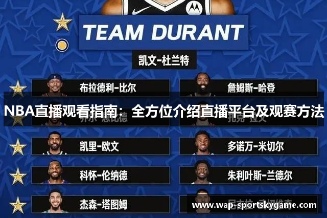 NBA直播观看指南：全方位介绍直播平台及观赛方法