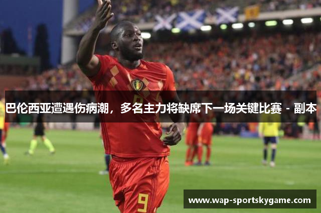 巴伦西亚遭遇伤病潮，多名主力将缺席下一场关键比赛 - 副本